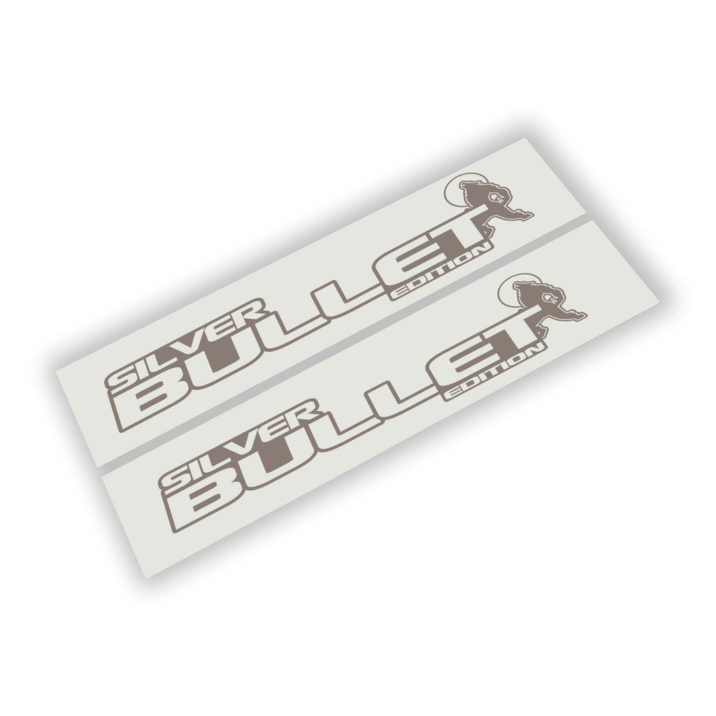 Silver Bullet Edition ram icon paired fender decal kit for Jeep Wrangler JL and Gladiator JT hood