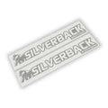 Silverback Edition Jeep Wrangler fender vinyl decal pair with gorilla silhouette and mountain design.