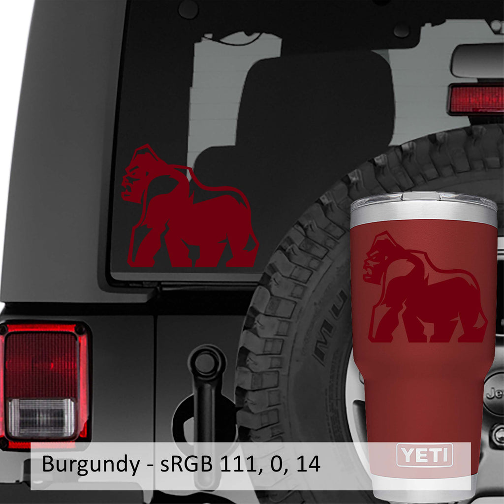 Silverback Gorilla Vinyl Decal