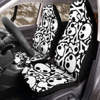 Skull and Crossbones Seat Covers for Front Bucket Seats – Universal Fit