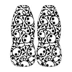 Skull and Crossbones Seat Covers for Front Bucket Seats – Universal Fit