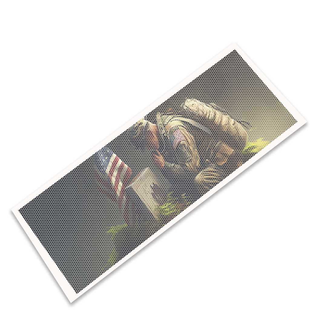 A Soldier's Prayer Perforated See-Thru Rear Window Decal for Jeep Gladiator 2020 - Current