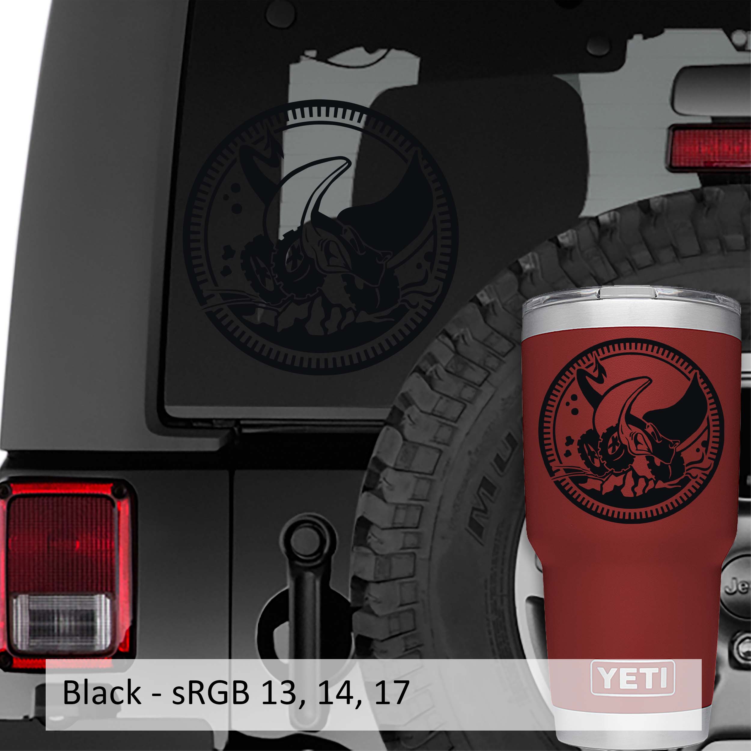 Sting Gray Badge Vinyl Decal