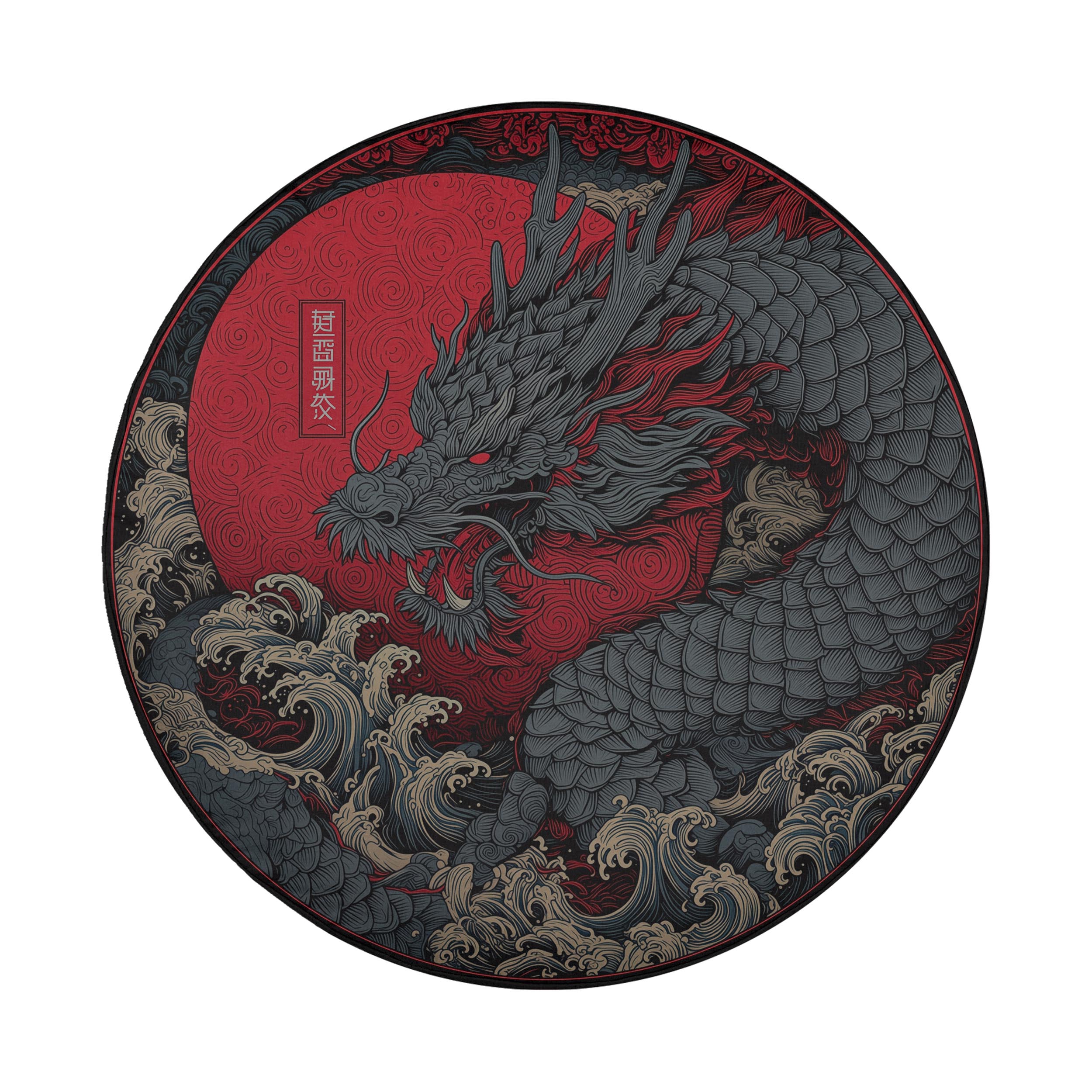 Storm Dragon Rising Spare Tire Cover