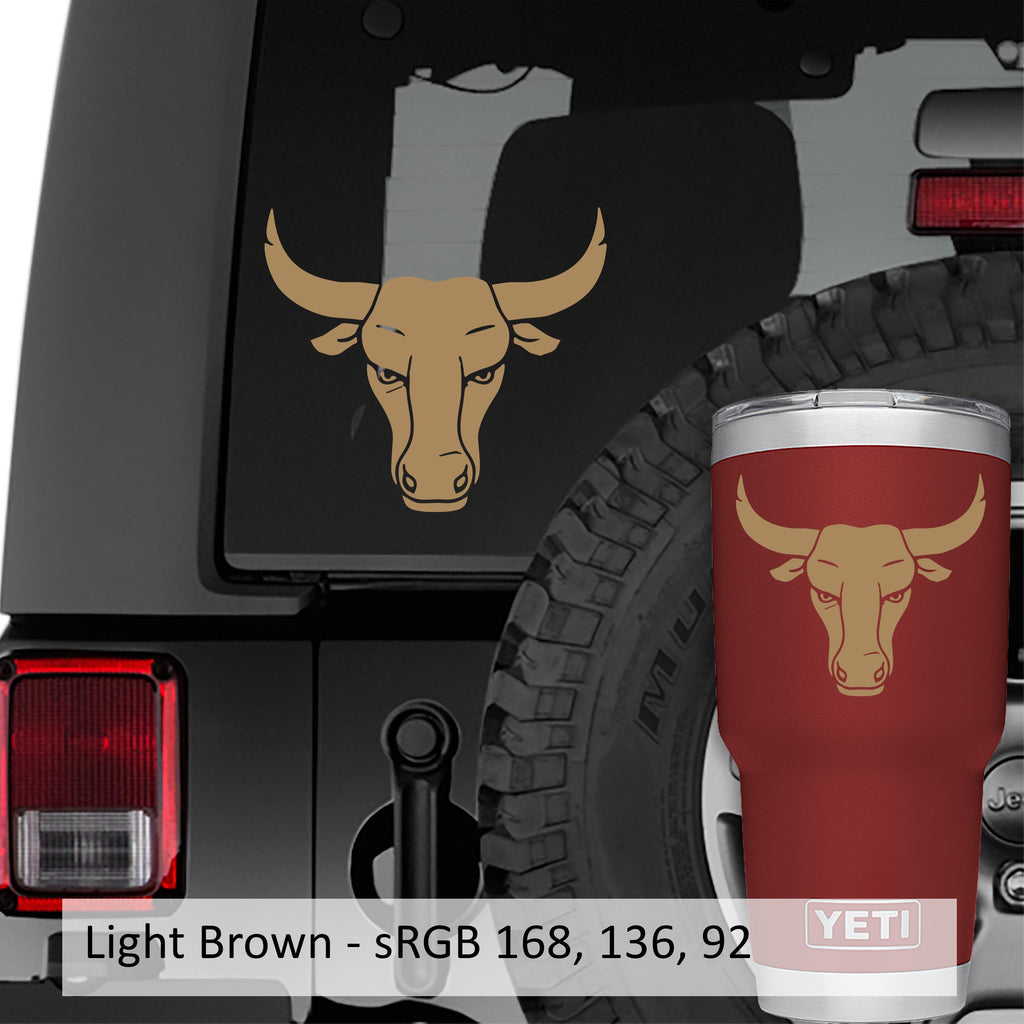 Zodiac Taurus Bull Head Vinyl Decal