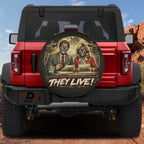 They Live News Broadcasters Spare Tire Cover