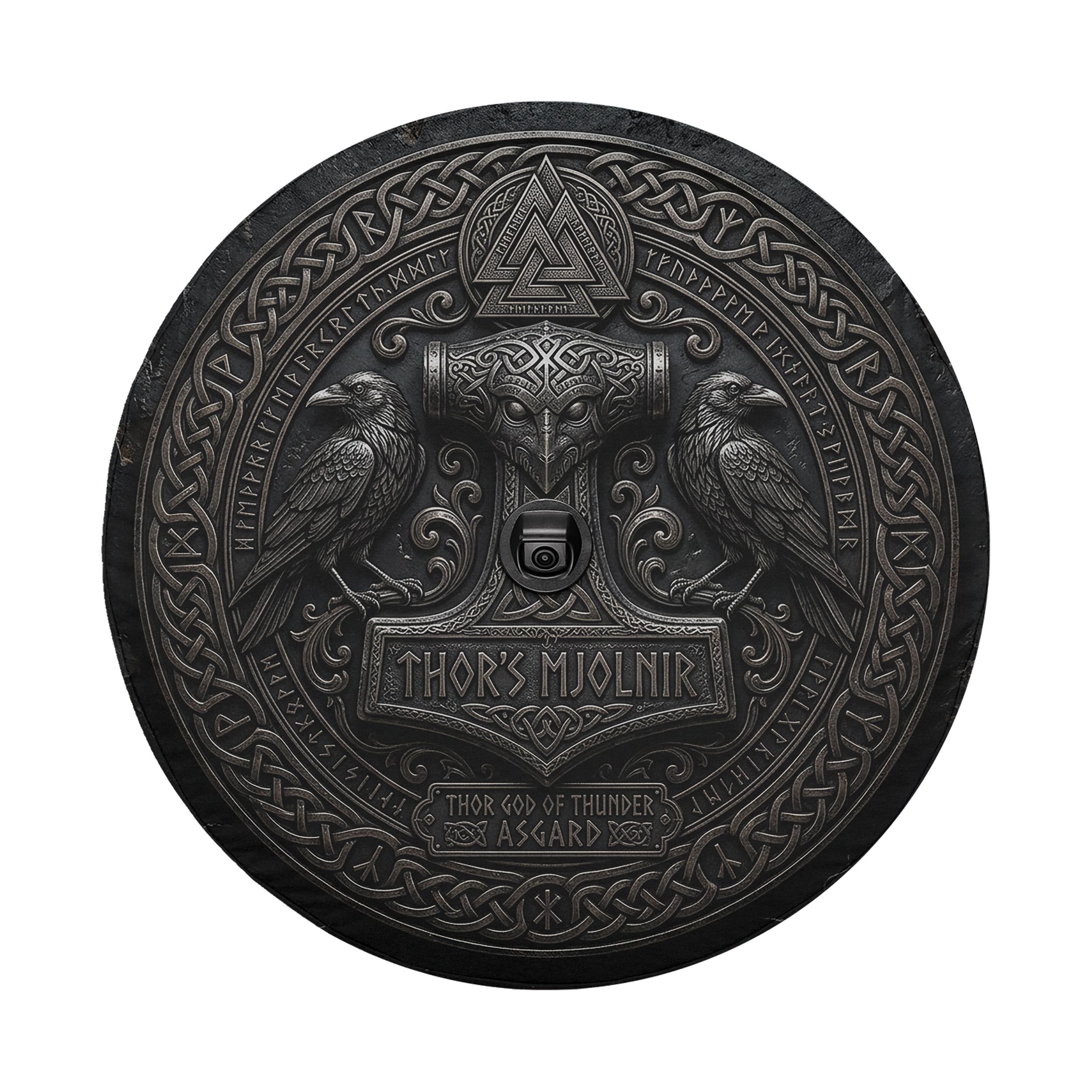 Thor Mjolnir Viking Spare Tire Cover