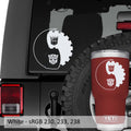  Autobot & Decepticon Yin Yang Symbol Vinyl Decal
