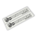 Tuscadero Bubblegum Edition hood vinyl decal pair featuring bubble gum graphic with logo text