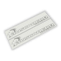 Tuscadero Edition vinyl decal pair featuring punk mohawk face graphic with bold logo text