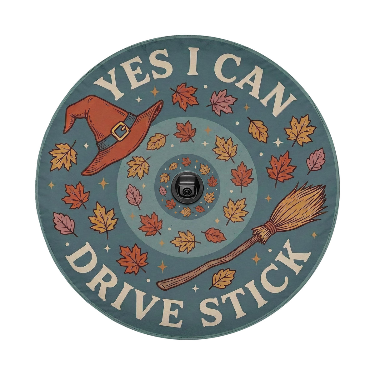 Yes I can Drive Stick Spare Tire Cover