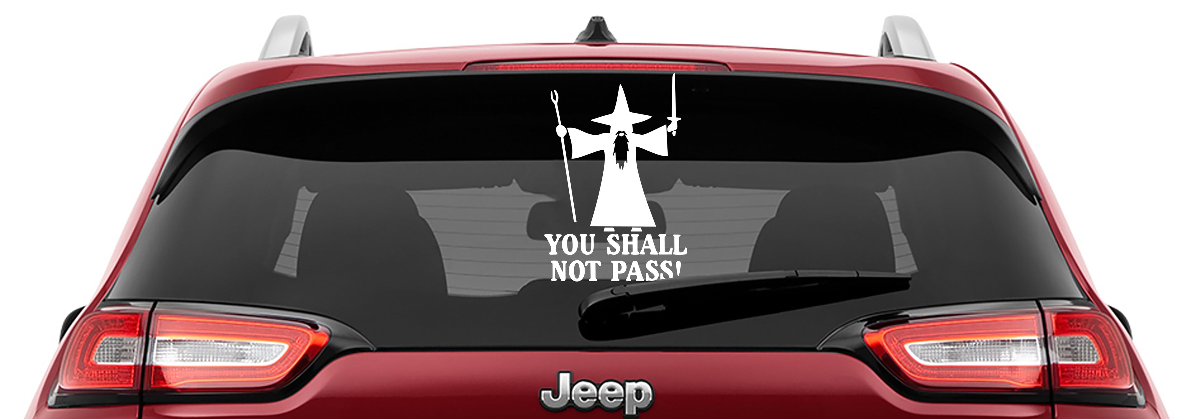 You Shall Not Pass Gandalf Vinyl Decal