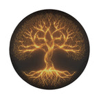 Golden Yggdrasil Tree Spare Tire Cover