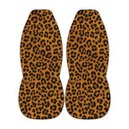 a pair of leopard print shoes.