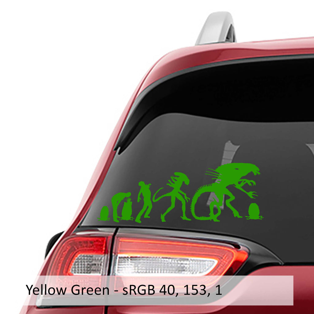 Evolution of Alien Xenomorph Queen Vinyl Decal
