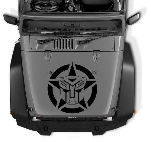 Transformers Autobot Oscar Mike Military Star Vinyl Decal