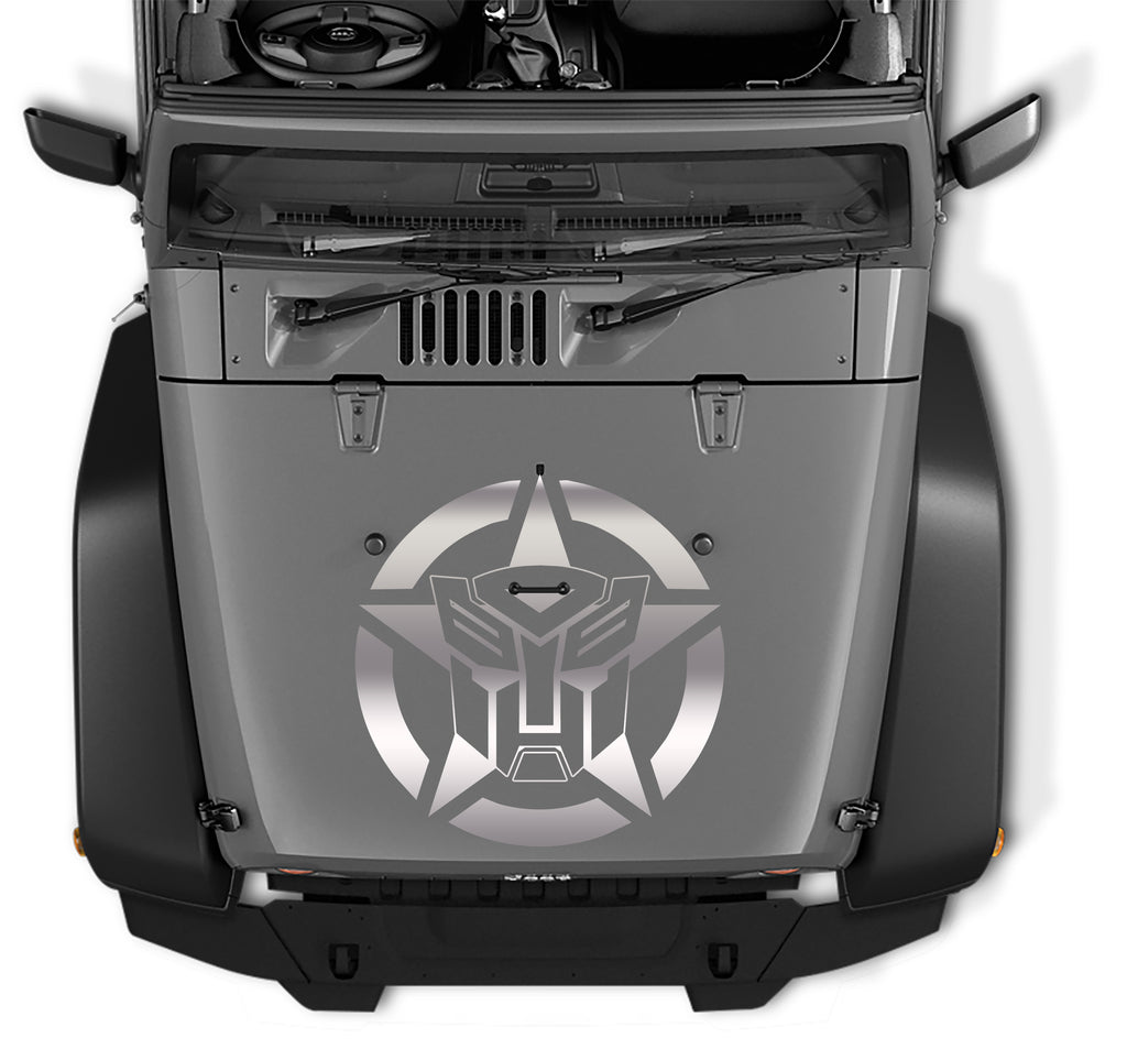 Transformers Autobot Oscar Mike Military Star Vinyl Decal