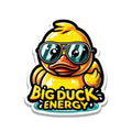 Rubber Duck Aviator Glasses Big Duck Energy Vinyl Sticker