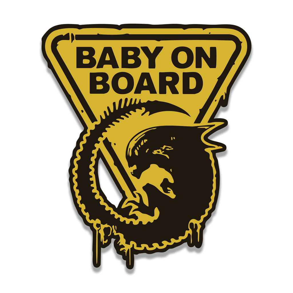 Baby Alien On Board Sticker