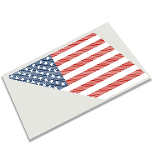 American Flag Red White & Blue Rear Quarter Window Decals Fits 2021+ Bronco Sport