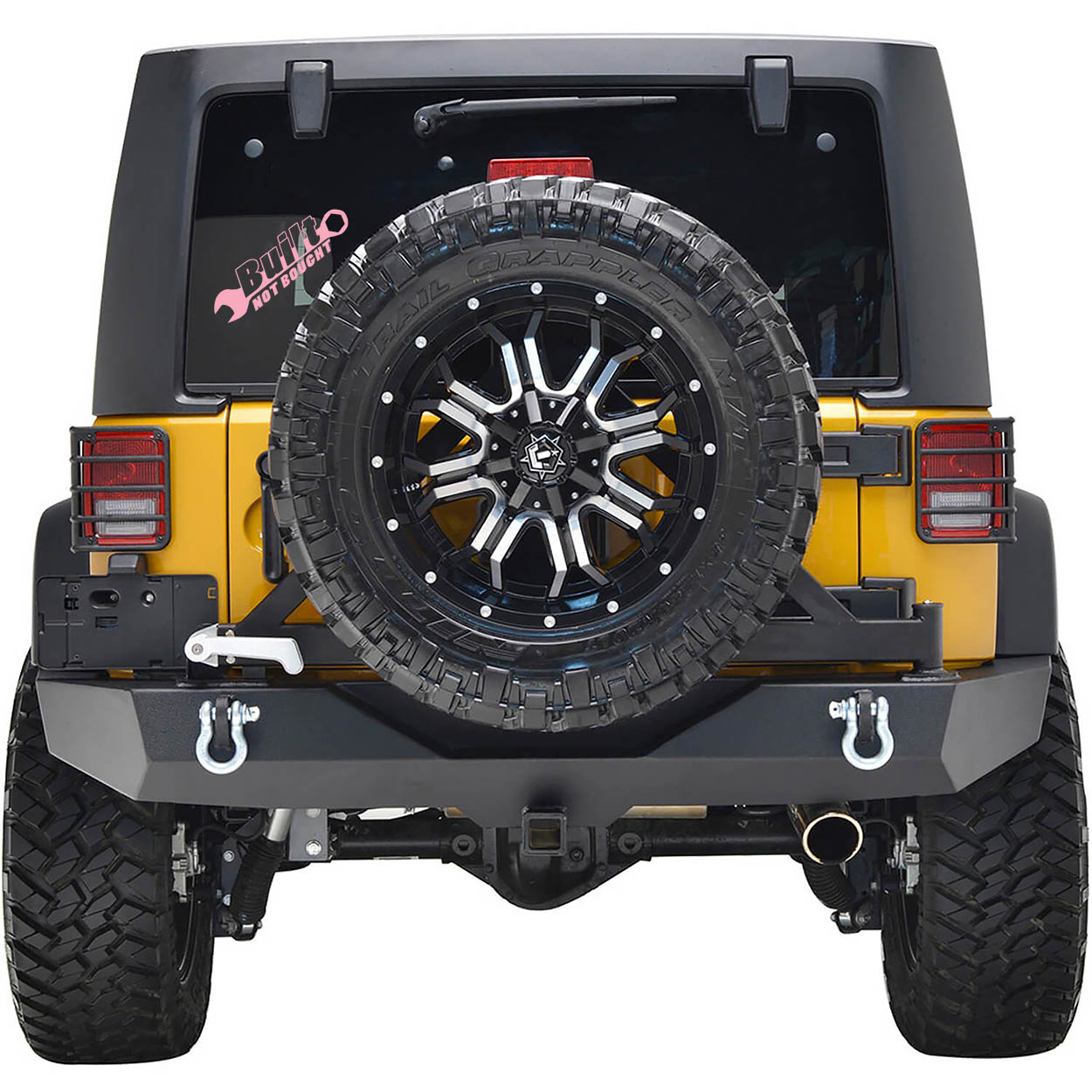 Built Not Bought Vinyl Decal