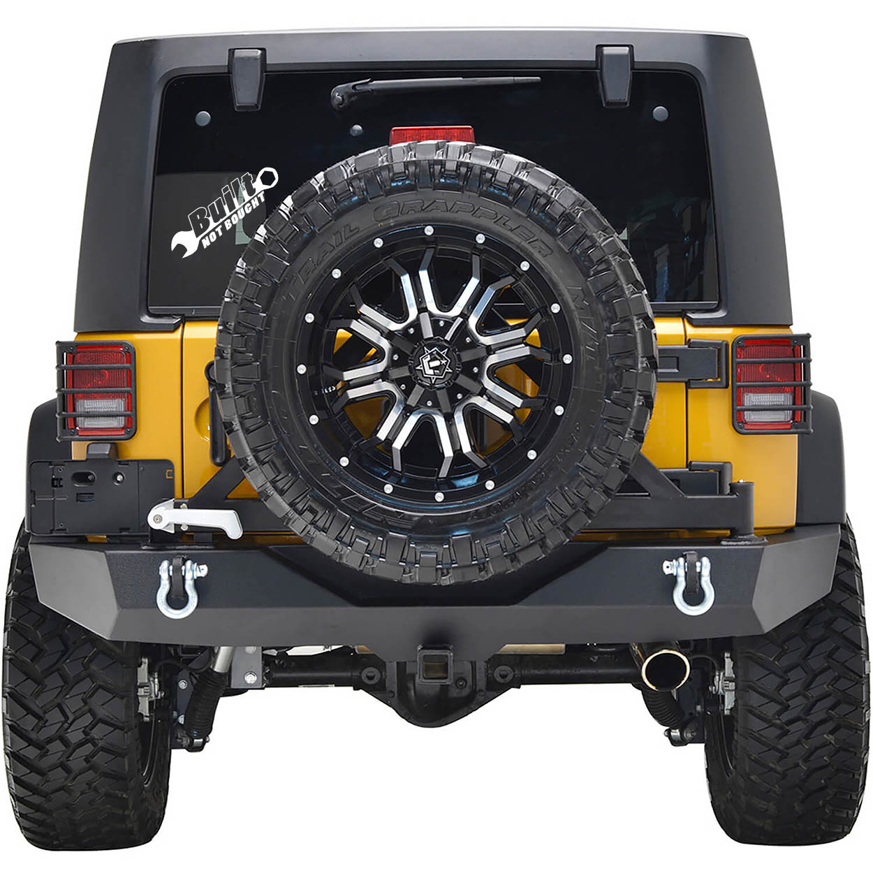Built Not Bought Vinyl Decal
