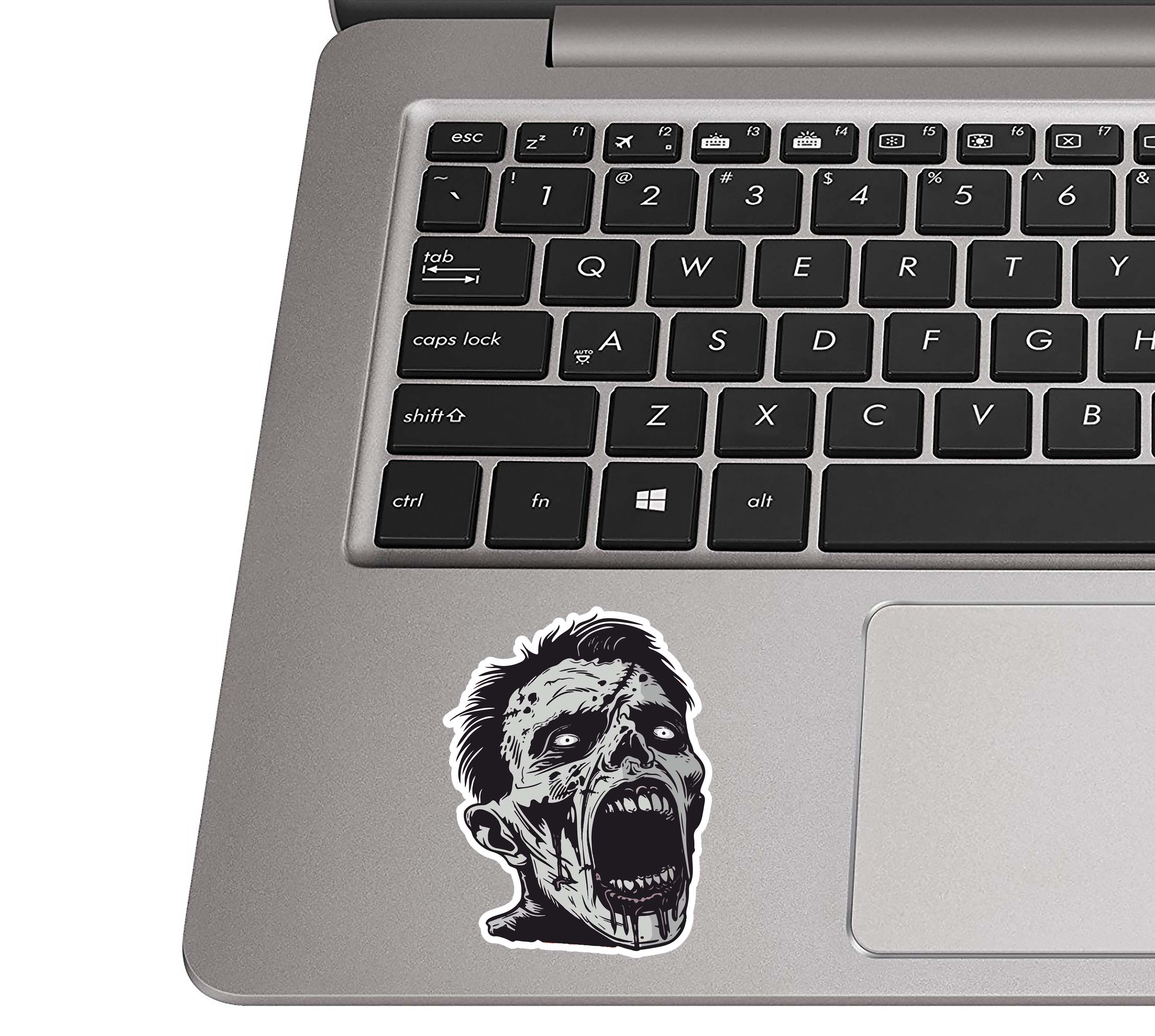 Mall Walker Zombie Head Sticker | Jeep Decal Store