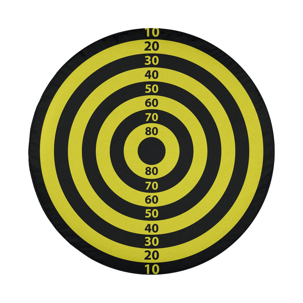 Fabric and drawstring detail of Magnetic Dart Board spare tire cover stitched edge