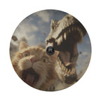 Fluffy Meets T-Rex Spare Tire Cover