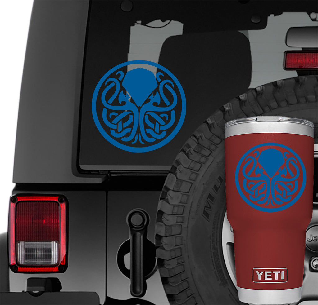 Cthulhu Celtic Knot Vinyl Decal