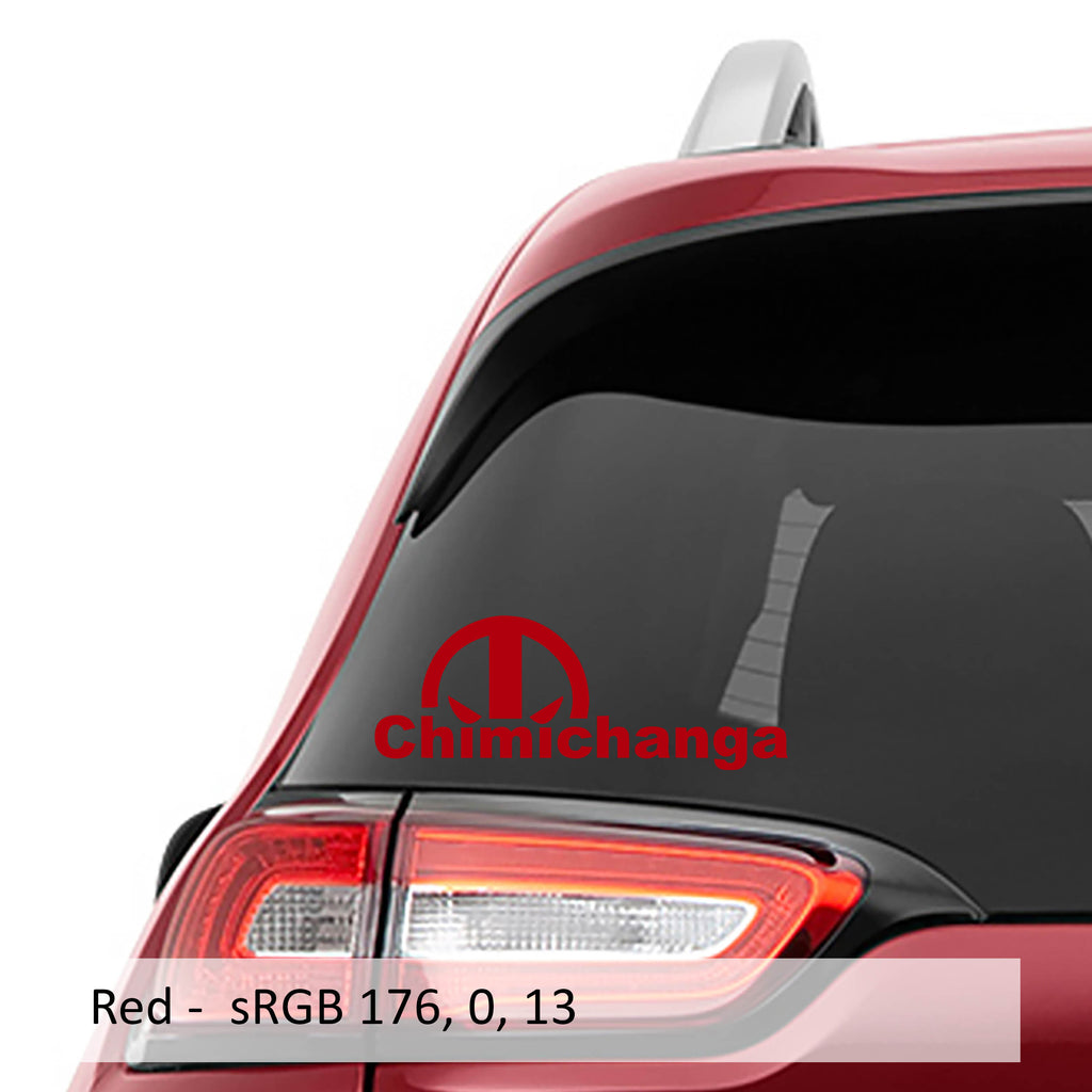 Chimichanga Deadpool Vinyl Decal