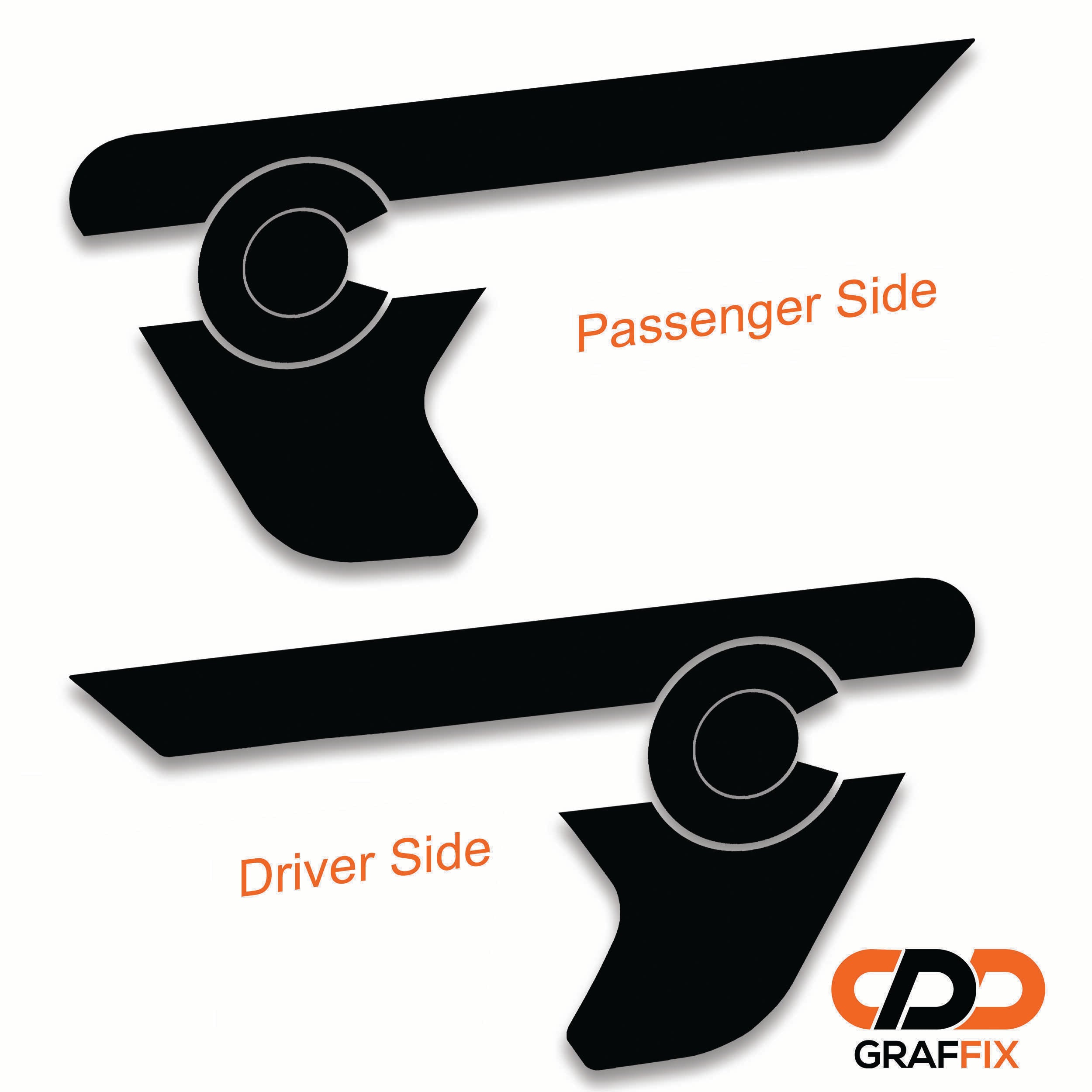Default Colorado state flag billet fender vent transfer decal on JL Wrangler or JT Gladiator