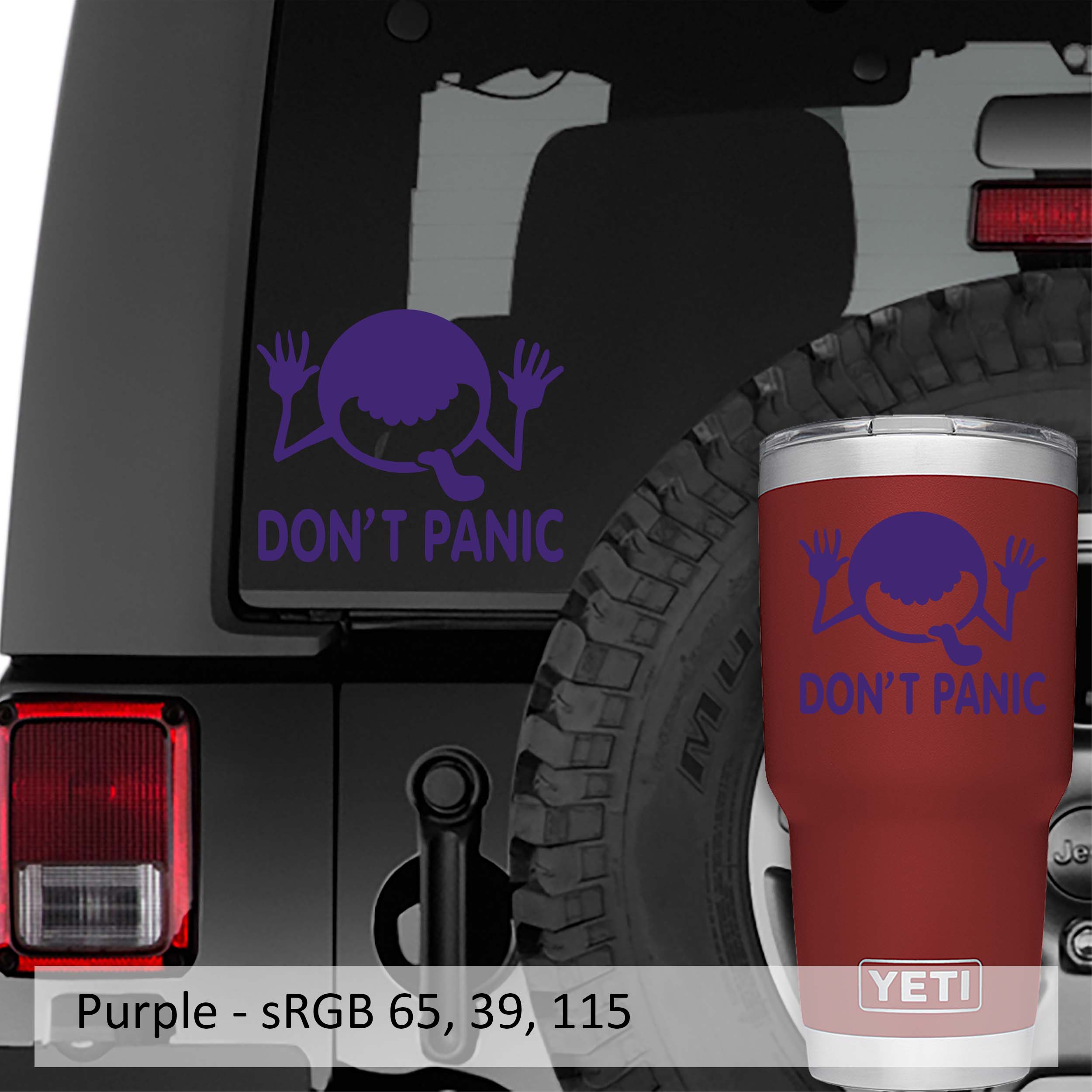  Don’t Panic! It’s Just The Cosmic Cutie Vinyl Decal