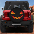 Halloween Jack-O'-Lantern Spare Tire Cover