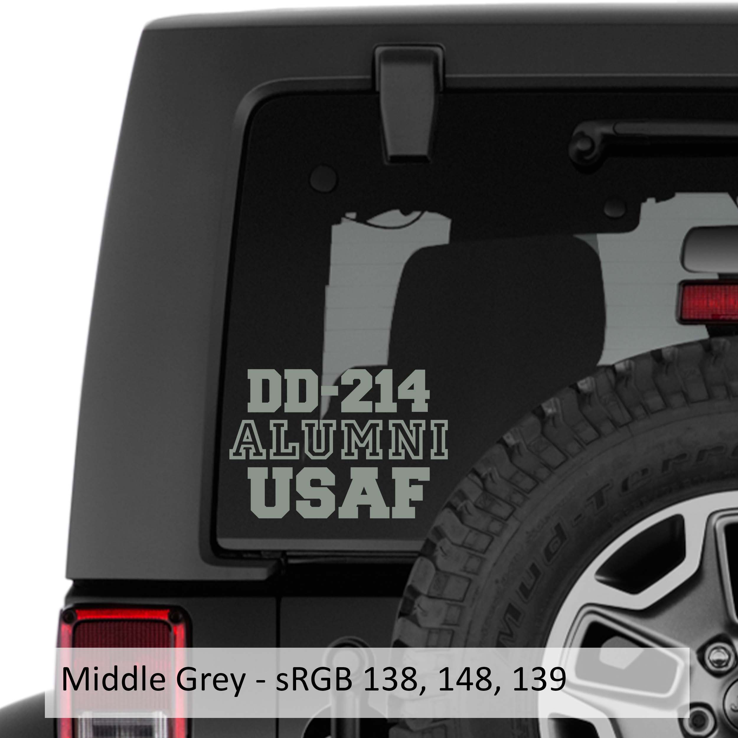 DD-214 Alumni USAF Vinyl Transfer Decal