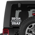 DD-214 Alumni USAF Vinyl Transfer Decal