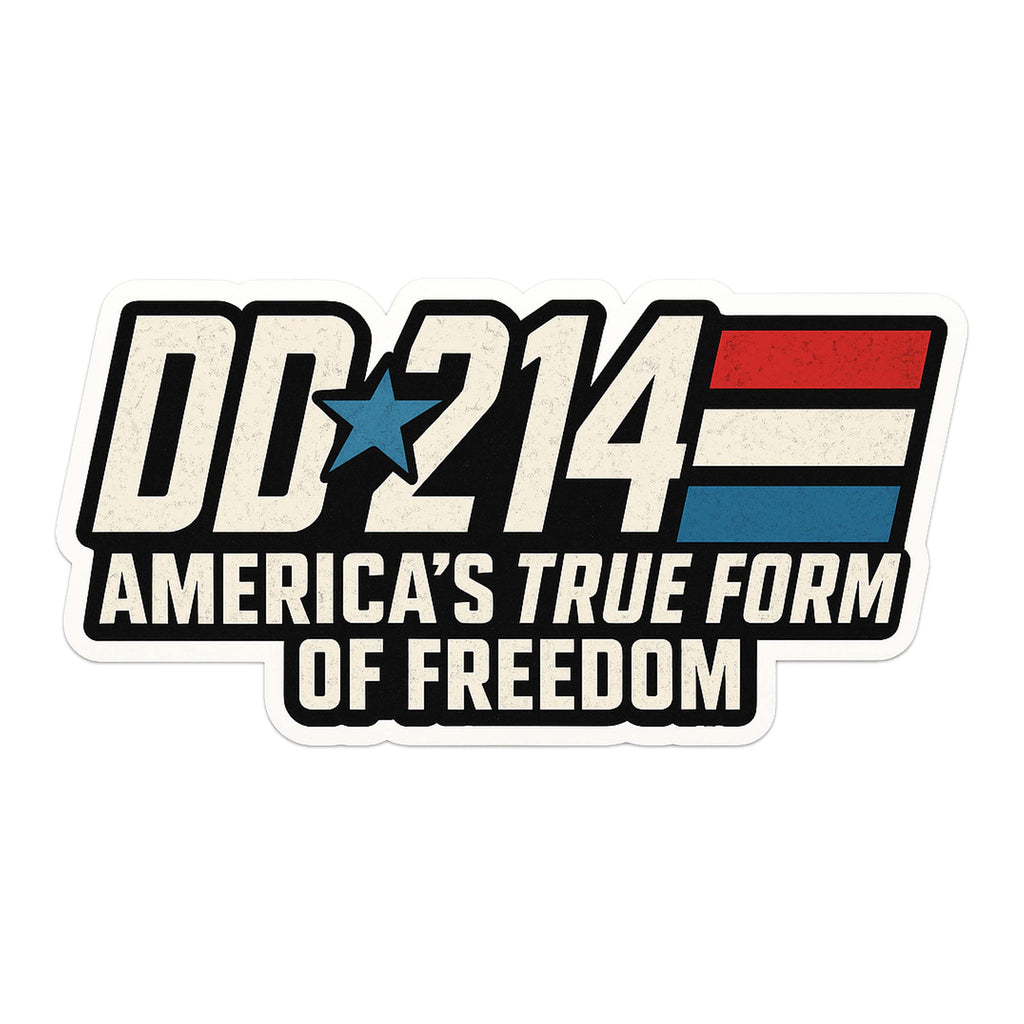 DD214 Americas True Form of Freedom Vinyl Sticker