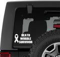 Jeep Wrangler Death Wobble Survivor Vinyl Decal