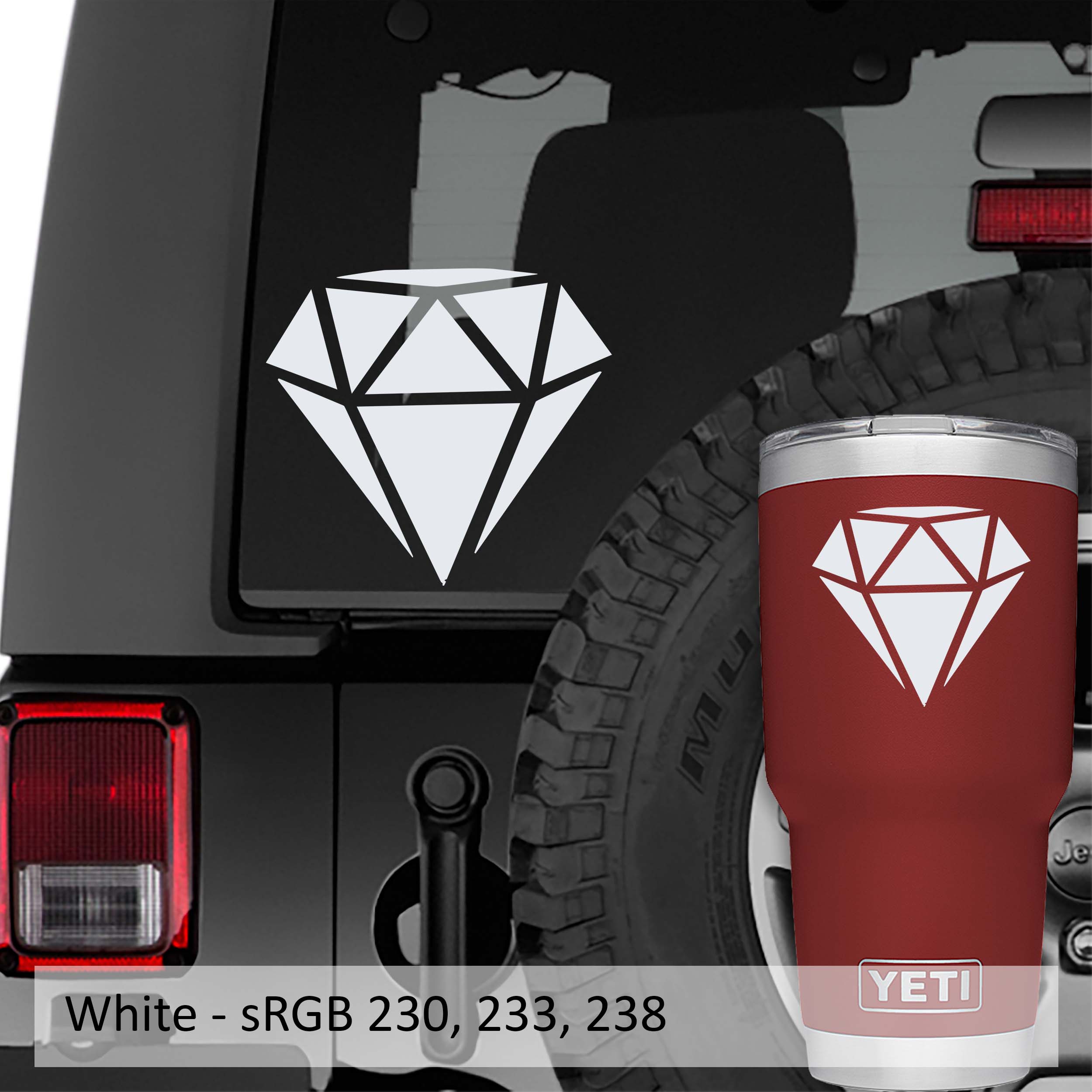 Diamond Vinyl Decal
