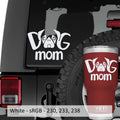 Dog Mom v2 Vinyl Decal Sticker