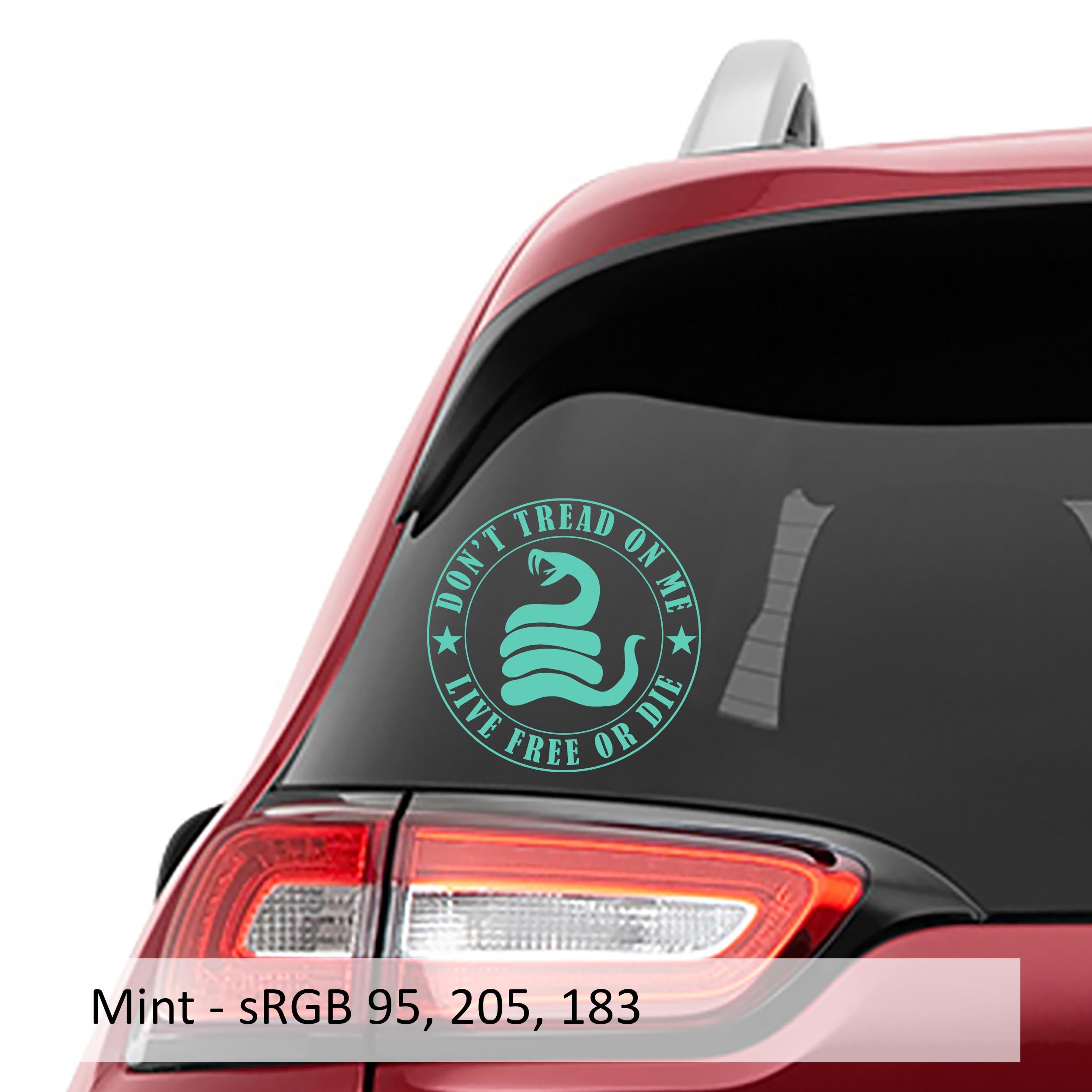  Don’t Tread On Me Live Free Or Die Vinyl Decal Sticker