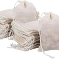 Muslin Cotton Drawstring Bags – 4 x 6 in