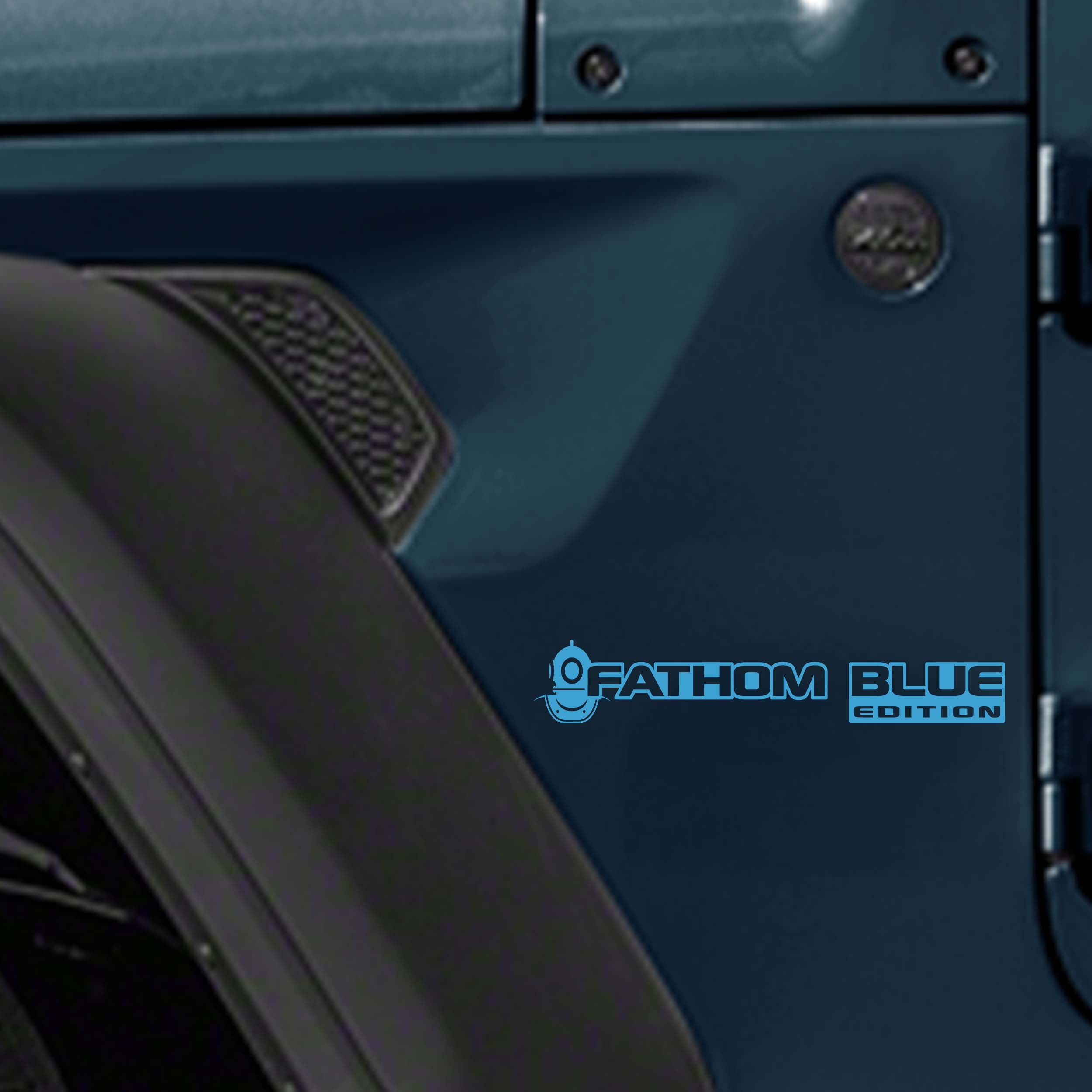 Fathom Blue Edition Fender Vinyl Decal Set