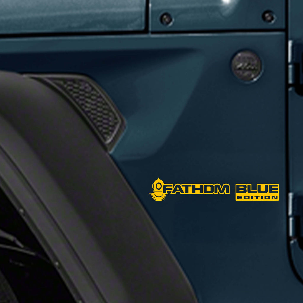 Fathom Blue Edition Fender Vinyl Decal Set