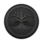 Black Shadowed Tree of Life Spare Tire Cover