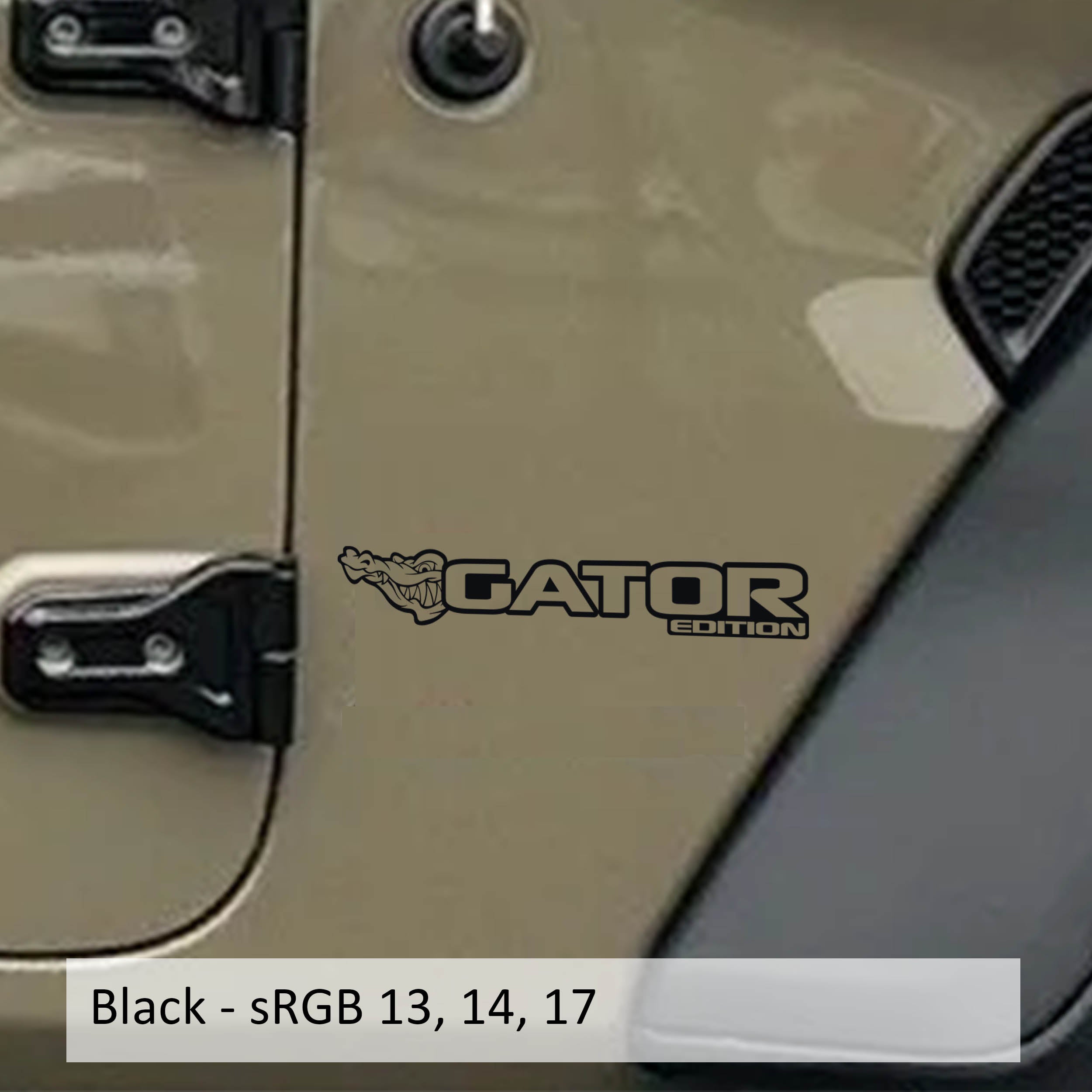 Gator Edition Fender Decals | JL/JT | Jeep Decal Store