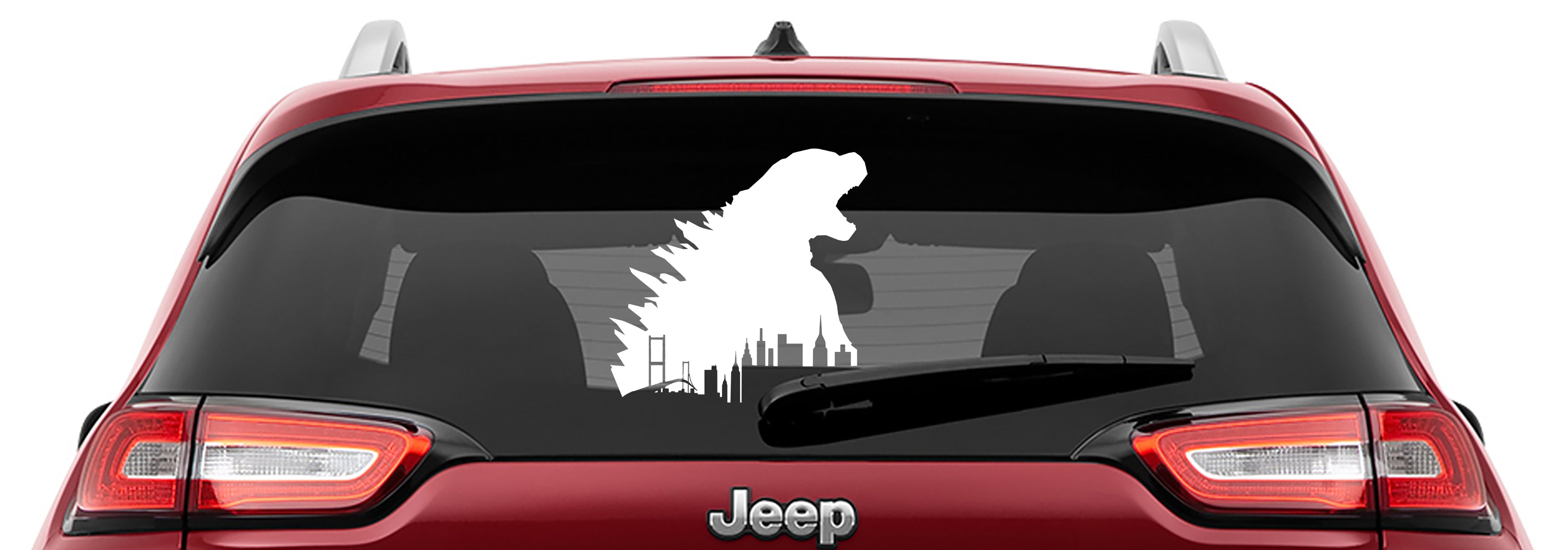 Godzilla Over New York Vinyl Decal