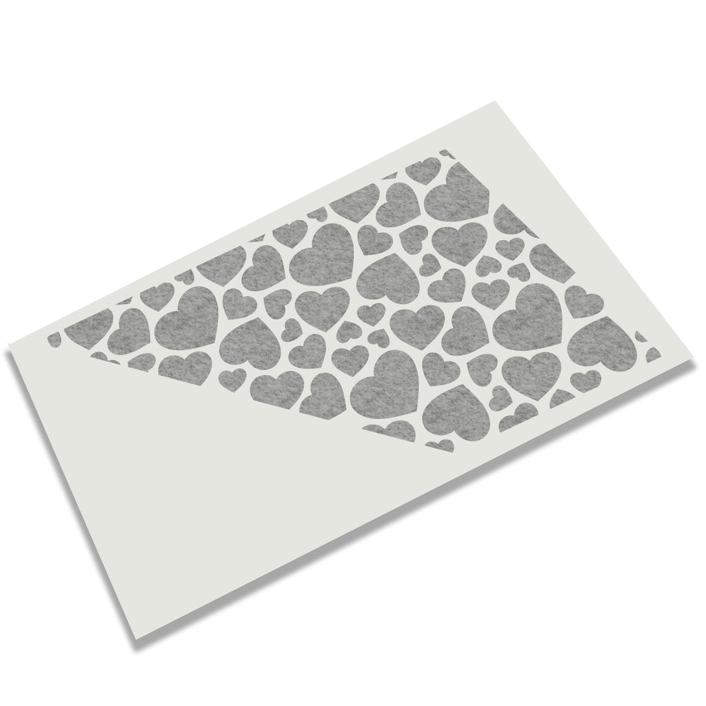 Bronco Sport Heart Pattern Rear Quarter Window Decal