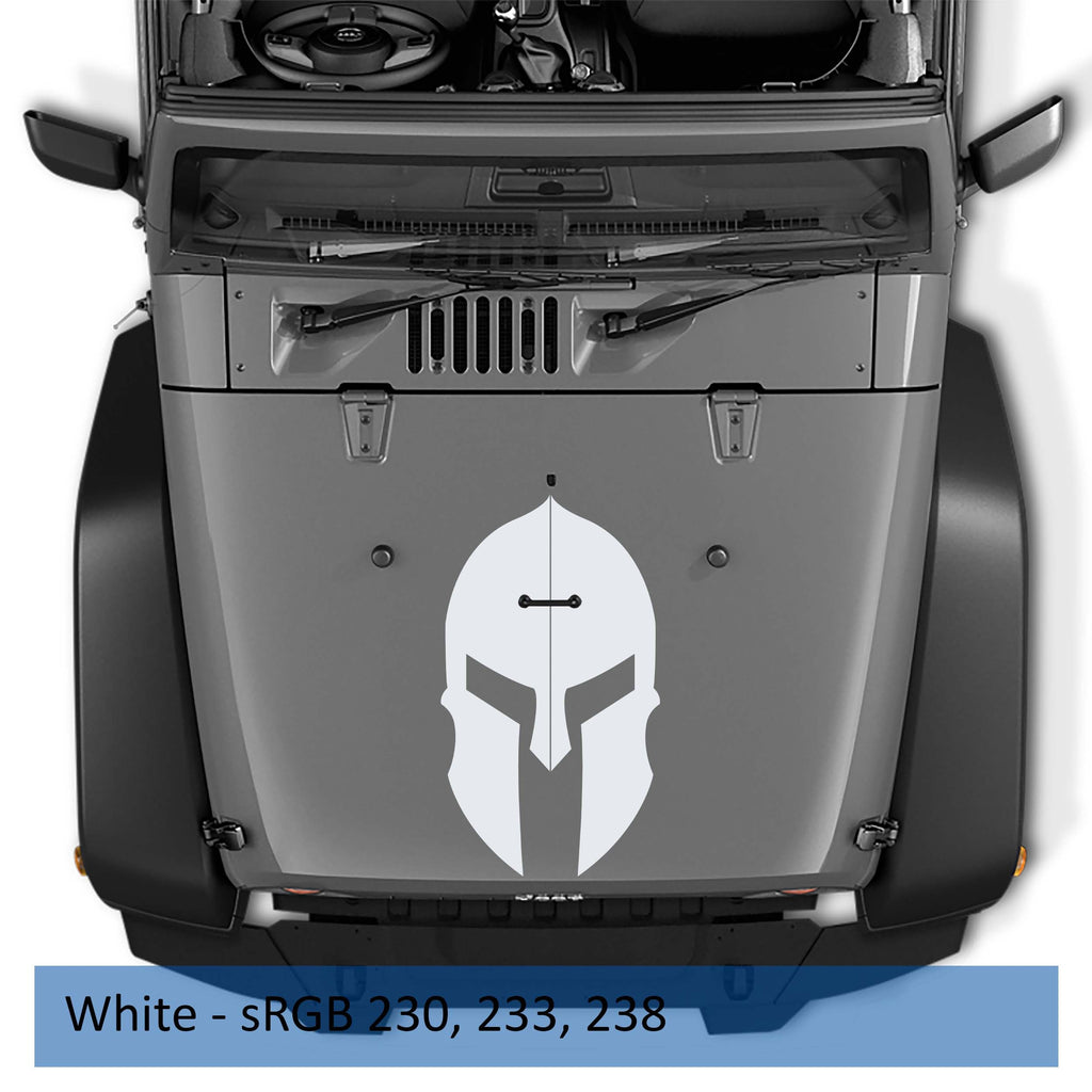 Spartan Gladiator Helmet Vinyl Decal