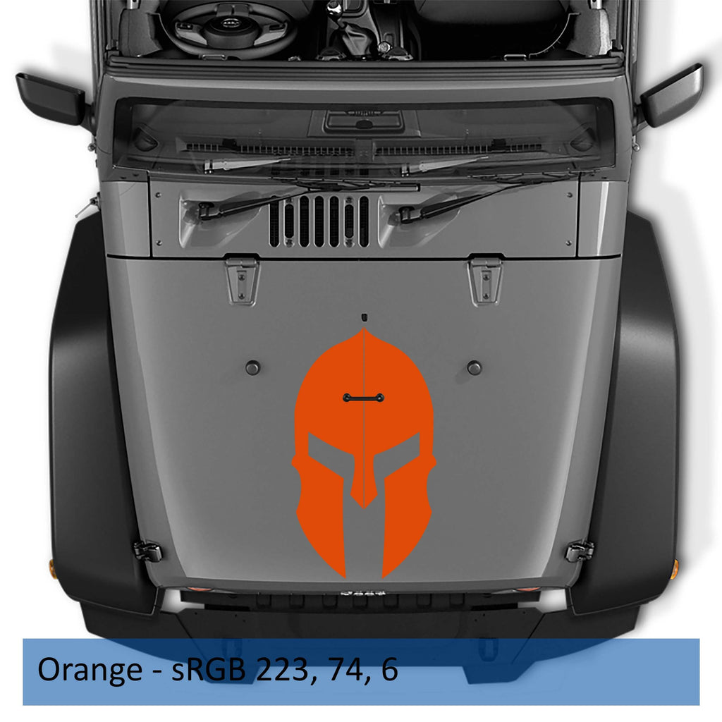 Spartan Gladiator Helmet Vinyl Decal